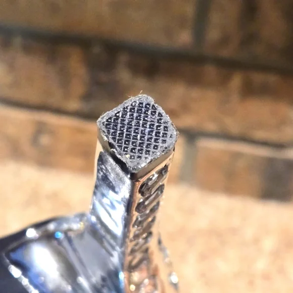 Simply Vera Vera Wang Black Open Toe Jewel Heel Platform Wmns Sz 8.5 - Picture 8 of 11